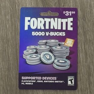 Fortnite V-Bucks Gift Card